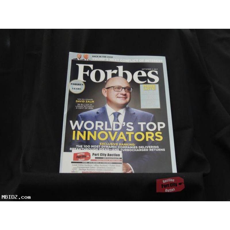 Forbes Magazine - September 5, 2017