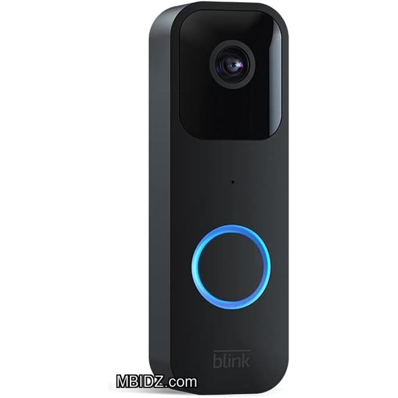 Blink Wi-Fi Video Doorbell + Sync Module 2 - Black