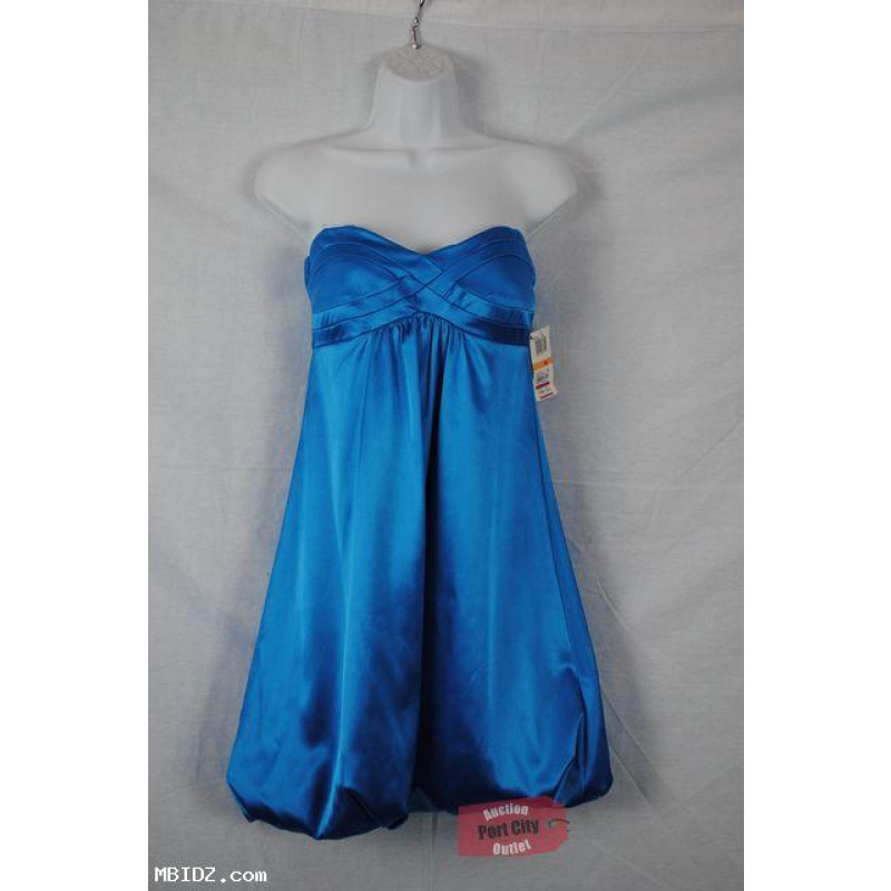 NEW Macy's Azure Short Strapless Dress Size 7/8