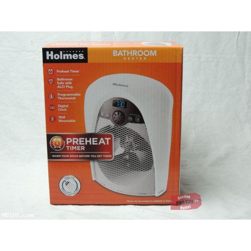 Holmes Bathroom Heater Fan with Preheat Timer HFH436WGL