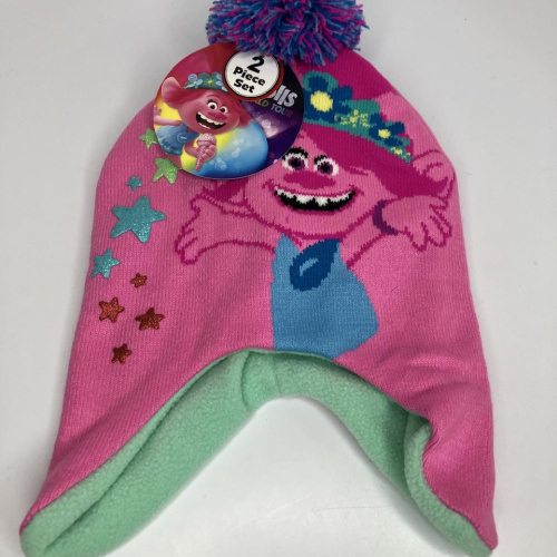 Trolls World Tour 2 Piece Set Hat & Mittens
