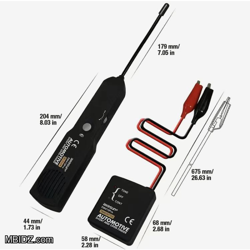 Automotive Car Electrical Short Finder Tool DC 6-42V EM415PRO