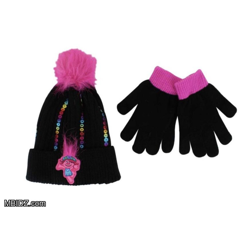 Trolls World Tour 2 Piece Set Hat & Gloves