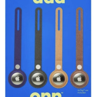 Add Onn. 4pk Pouch style Holders with Strap for Apple AirTag