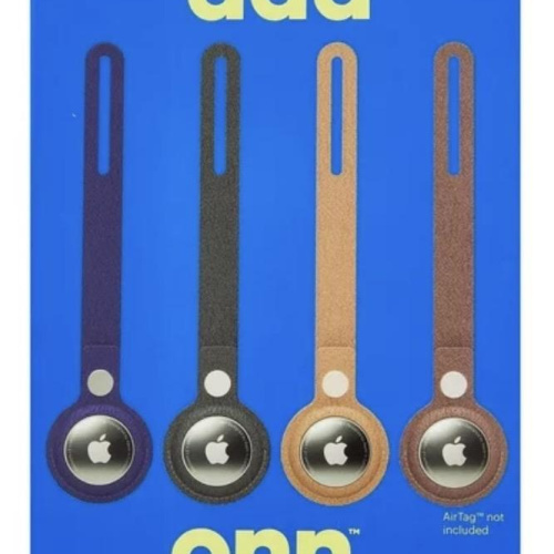 Add Onn. 4pk Pouch style Holders with Strap for Apple AirTag