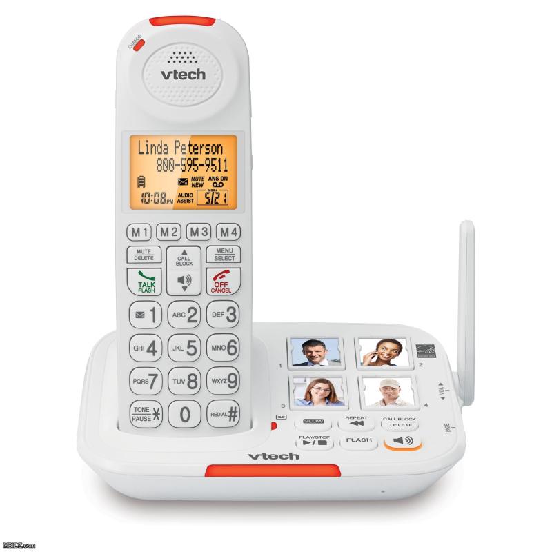 VTech Amplified Cordless Phone with Answering System SN5127