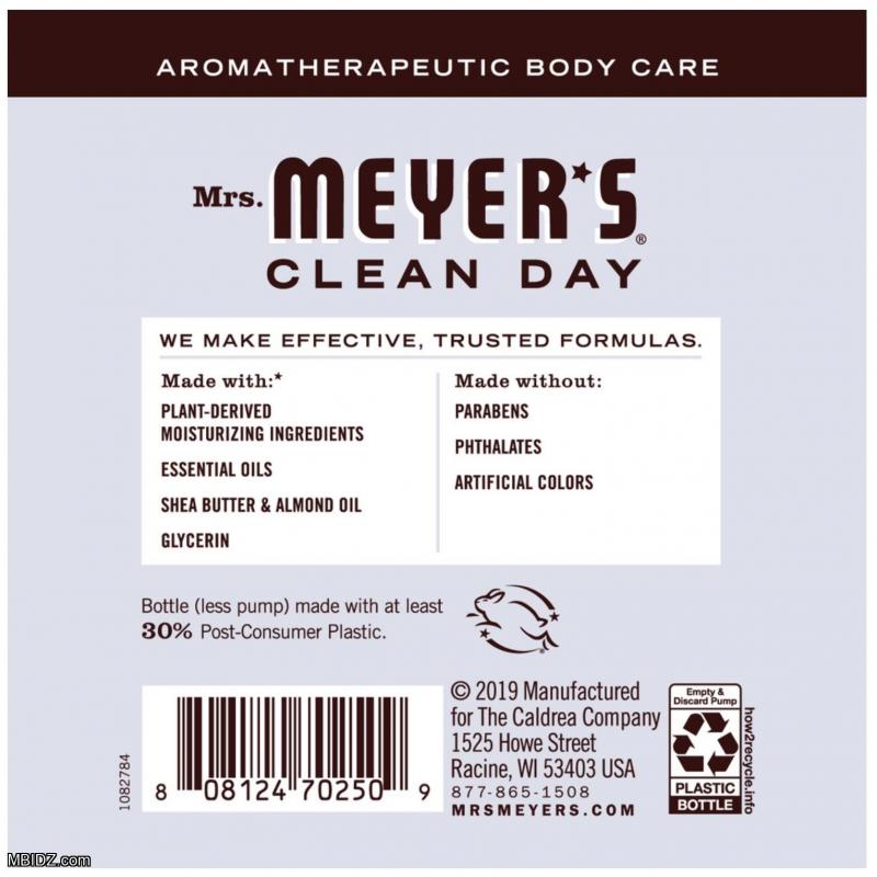 Mrs. Meyer’s Lavender Scent Hand Lotion
