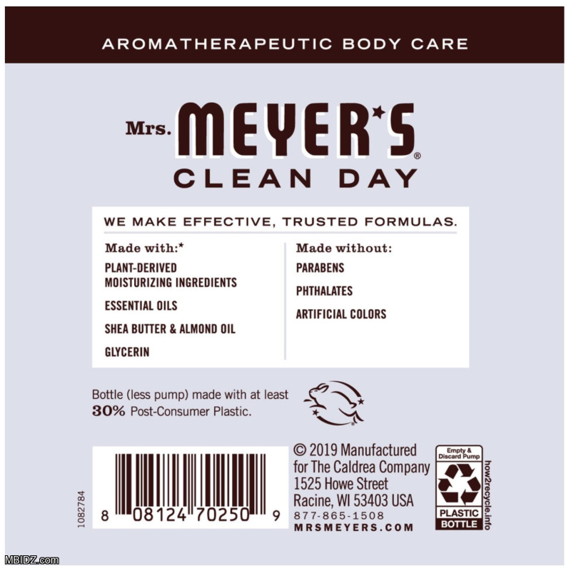 Mrs. Meyer’s Lavender Scent Hand Lotion