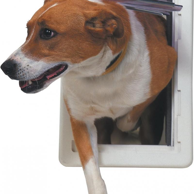 Perfect Pet The All-Weather Energy Efficient Dog Door, Medium, 7.25" x 13" Flap Size