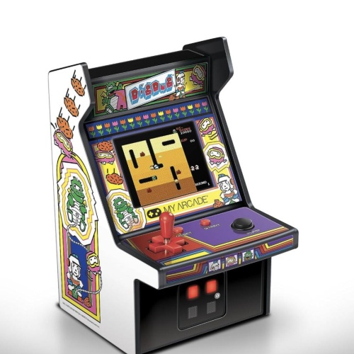 My Arcade Dig Dug Micro Player Mini Arcade Machine - NEW
