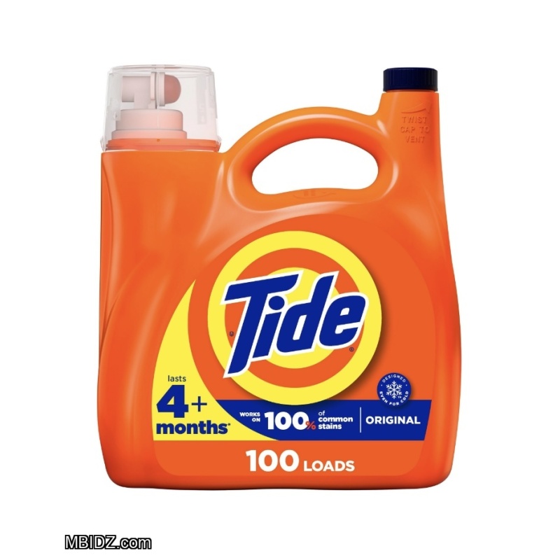 Tide Liquid Laundry Detergent Original Scent 132oz