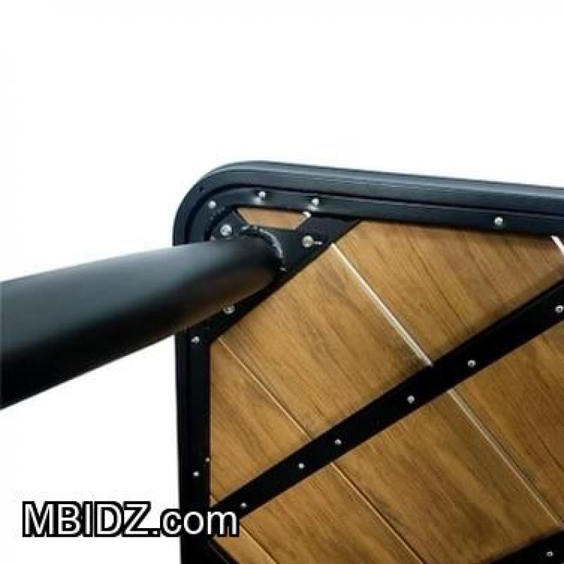 H&D Aluminum Frame Patio Outdoor Table (Missing Screws)