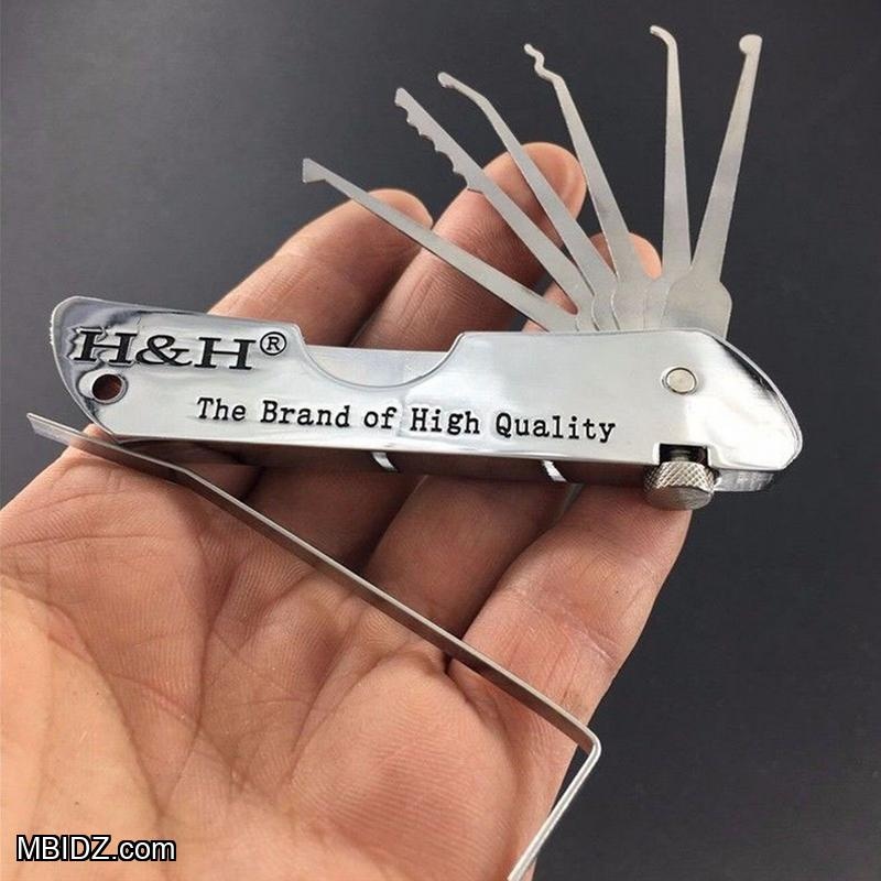 Folding Lock Picking Tool