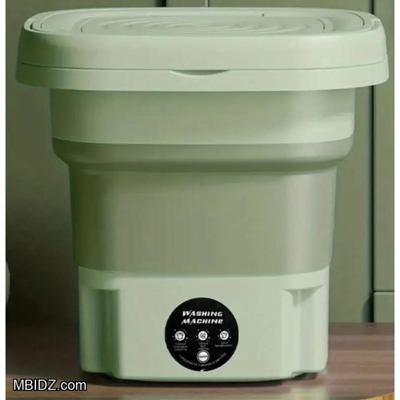 Portable Folding Mini Washing Machine 8L - Green