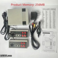 Retro Game Console With 2 Controllers, 256 mb Fully Loaded