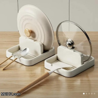 1pc Pot Lid Rack, Foldable Pan Pot Spatula Rack Lid Rest Stand