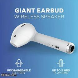 Jumbo Bluetooth Speaker In The Shape Of Giant AirPod Headphone