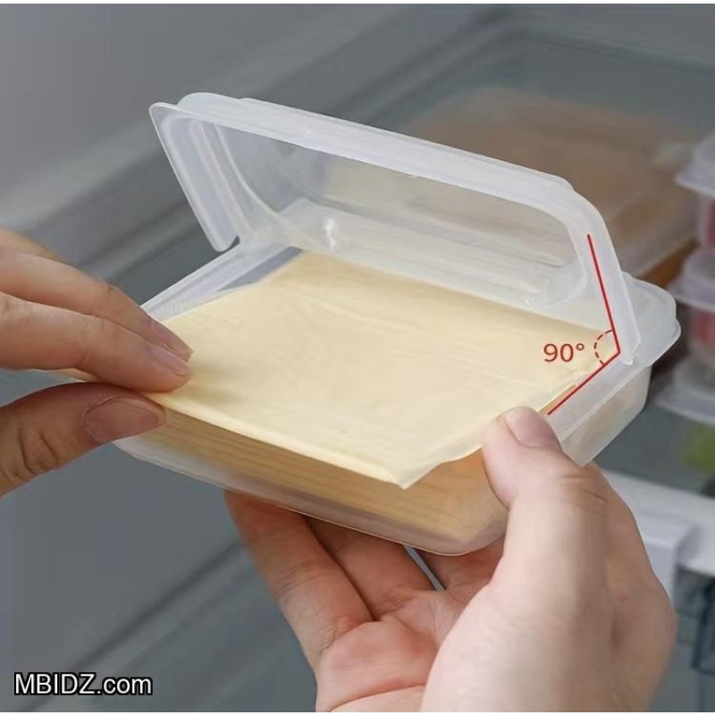 Flip-top Food-grade Storage Box For Refrigerator