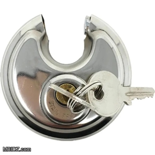 Stainless Steel Disc Padlock