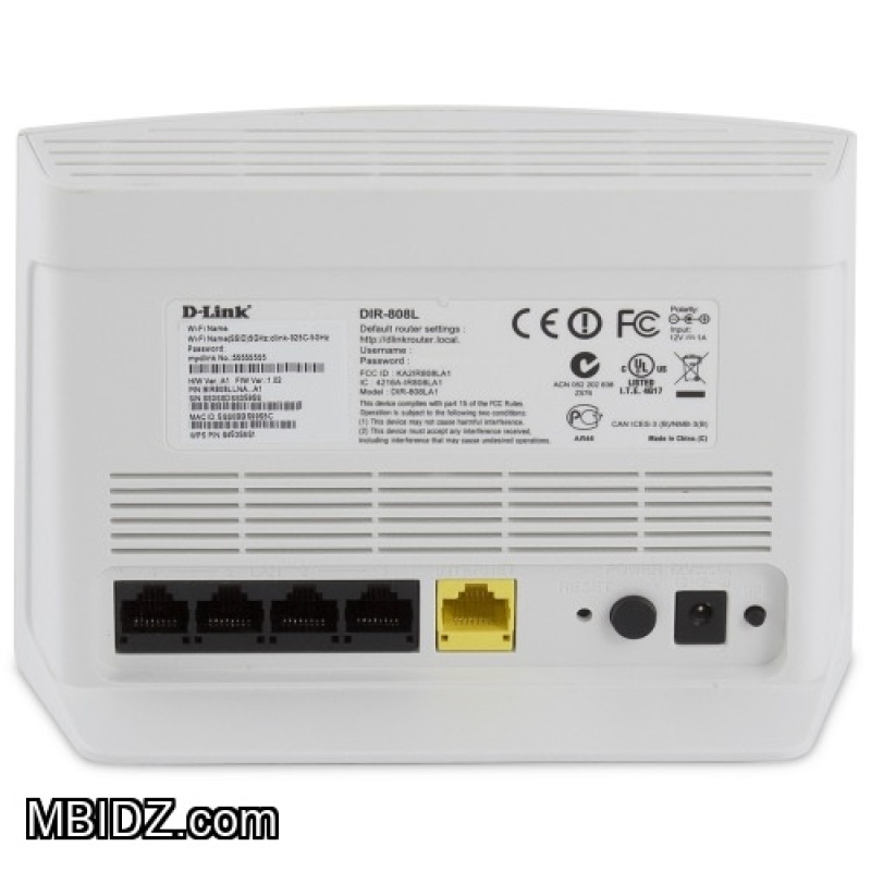 D-Link Dual-Band Wi-Fi AC600 Wireless Cloud Router DIR-808L