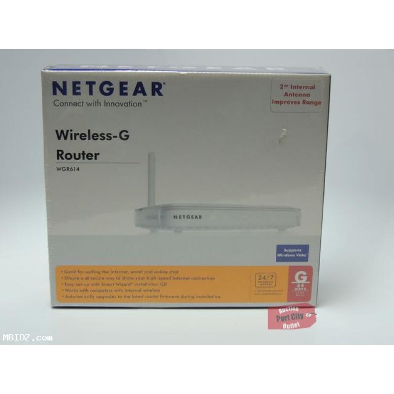 Netgear WGR614 Wireless-G Router - New
