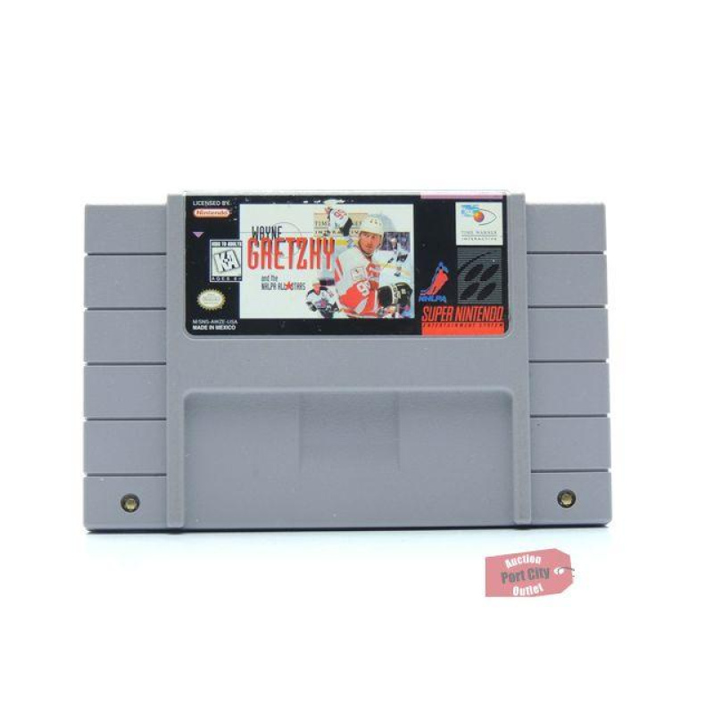 Wayne Gretzky And The NHLPA All-Stars - (SNES Super Nintendo Game) USED
