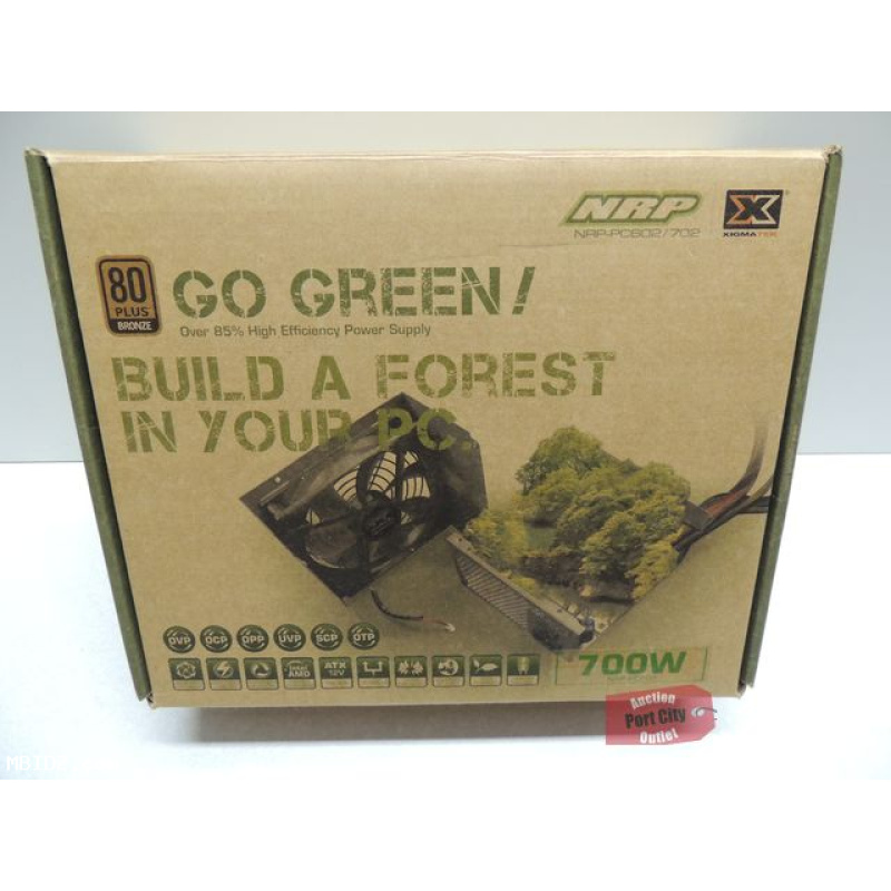 XIGMATEK NRP-PC702 700W ATX12V v2.3 PC Power Supply NEW