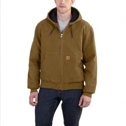 Carhartt Men&#039;s Sandstone Active Jacket J130 - Size XXL Regular - Frontier Brown - NEW