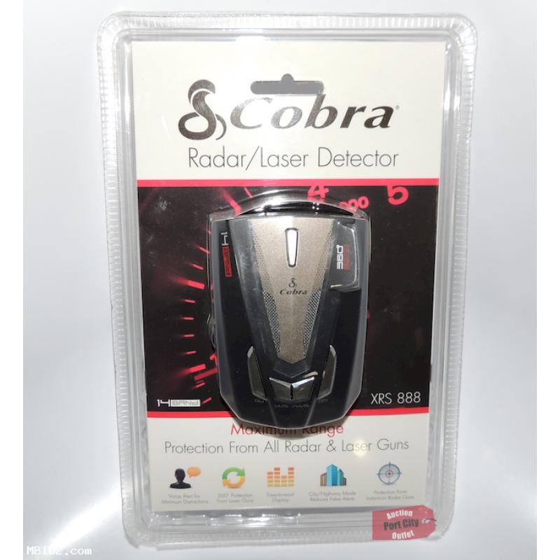 Cobra XRS 888 Laser / Radar Detector NEW