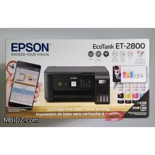 Epson EcoTank Wireless Inkjet Printer ET-2800
