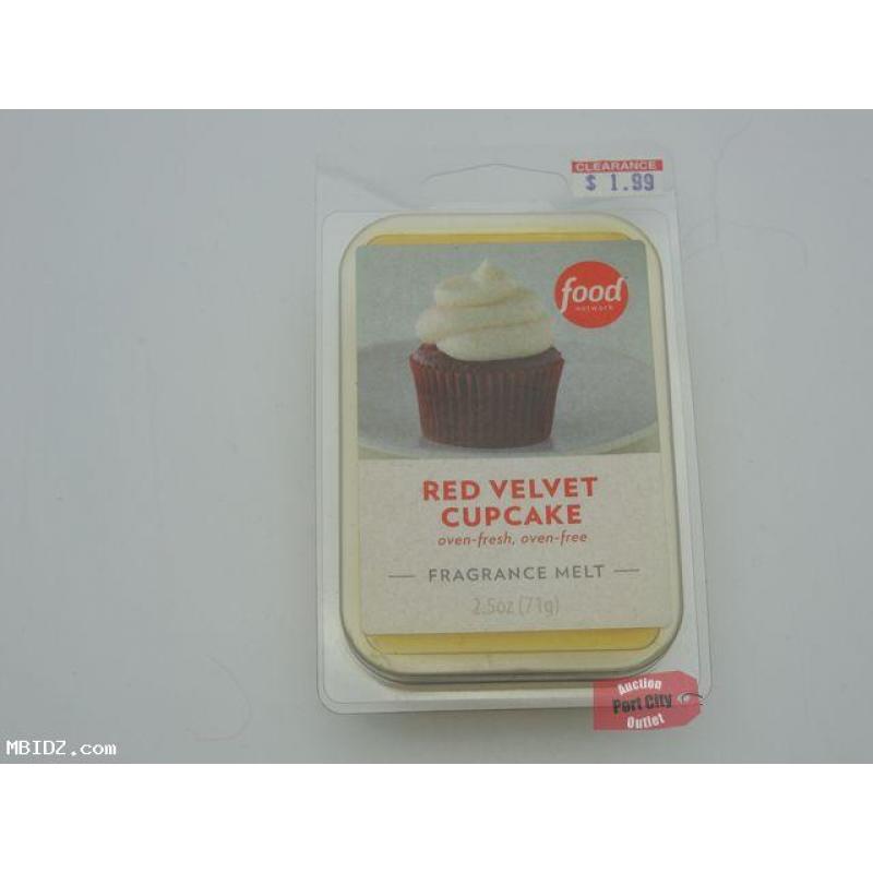 Food Network Red Velvet Cupcake Fragrance Wax Melt - NEW