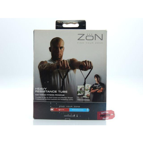 ZoN Fitness Heavy Resistance Tube - Black - 1 Tube -NEW IN BOX