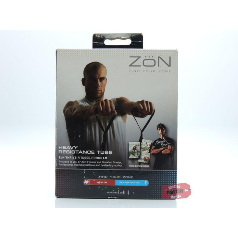 ZoN Fitness Heavy Resistance Tube - Black - 1 Tube -NEW IN BOX
