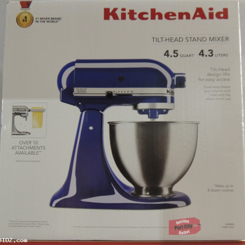 KitchenAid Cobalt Blue Tilt-Head Stand Mixer 4.5-Quart 10 Speed KSM88BU NEW