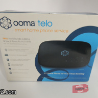 Ooma Telo Black Smart Home Phone Service - NEW