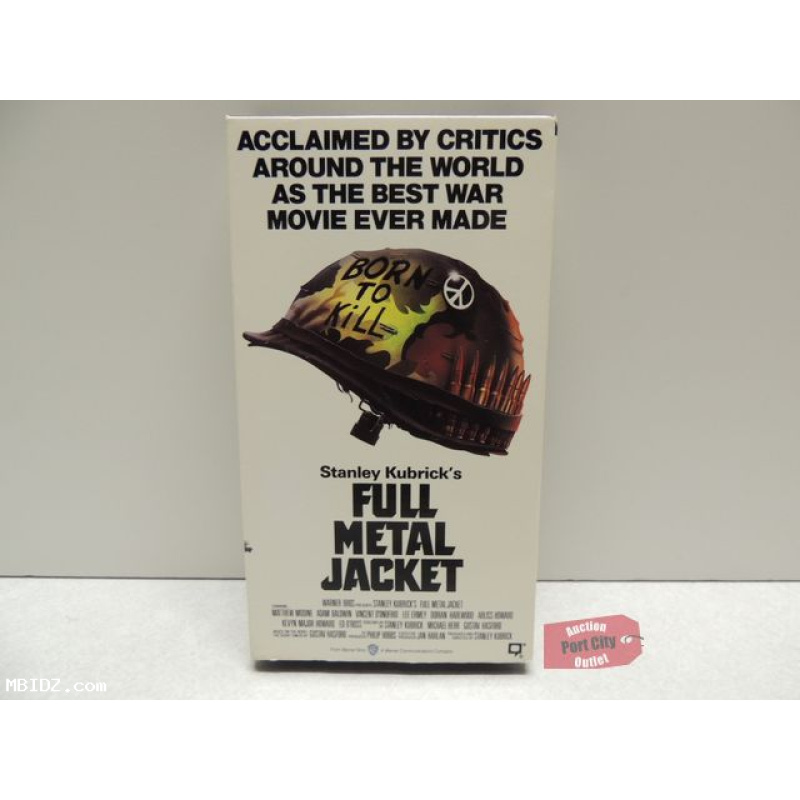 Stanley Kubrick's FULL METAL JACKET (VHS, 1987)