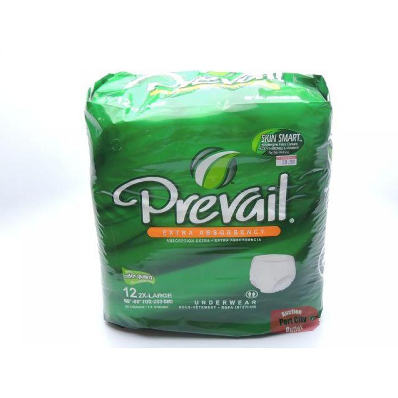 Prevail Adult Underwear - Size 2X - NEW & SEALED