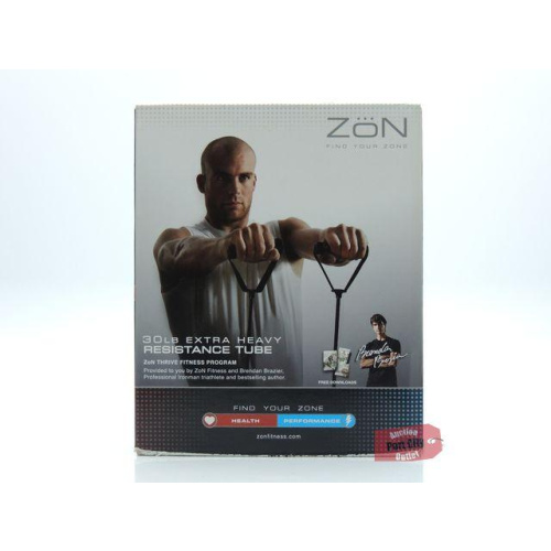 ZoN Fitness 30lb Extra Heavy Resistance Tube - Black - 1 Tube -NEW IN BOX