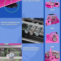 Stampcolour Tumbler Heat Press Machine - Pink