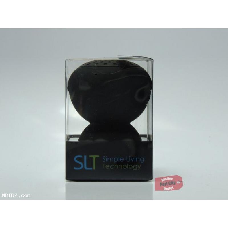 SLT Stickup Silicone Water Resistant Bluetooth Speaker - Black - New