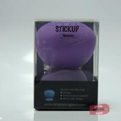 SLT Stickup Silicone Water Resistant Bluetooth Speaker - Purple - New