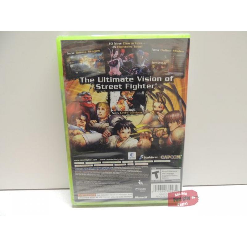 Super Street Fighter IV - Xbox 360 Game - New & Sealed