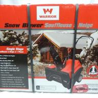 Warrior Tools Single Stage 4-Cycle Gas Snowthrower