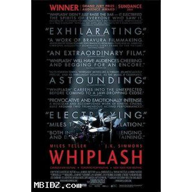 WEDNESDAY Sept. 19, 2018 @ 8:00pm (1) Movie Ticket to WHIPLASH