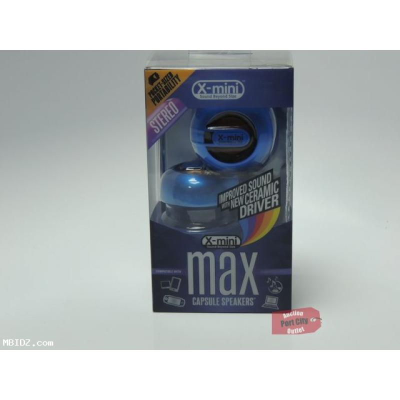 X-Mini MAX Capsule Speaker - Blue - New