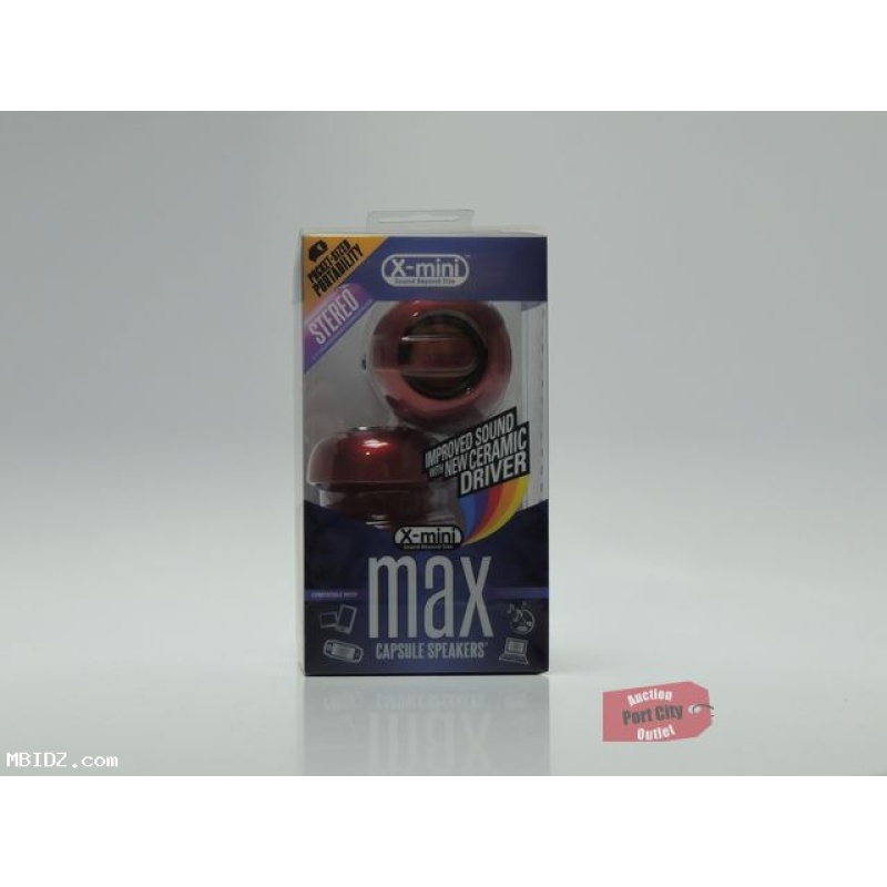 X-Mini MAX Capsule Speaker - Red - New