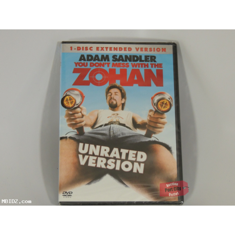 You Don't Mess With The Zohan UNRATED 1-Disc Extended Version DVD NEW